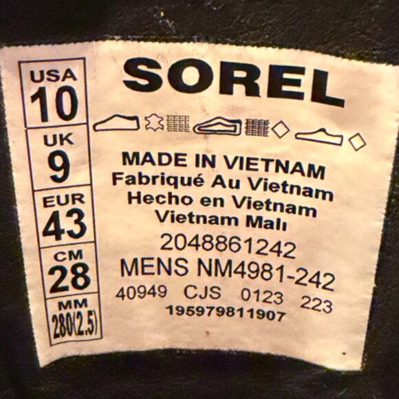 Ankeny II Men's Hiking Waterproof Boot by Sorel - Picture 11 of 12